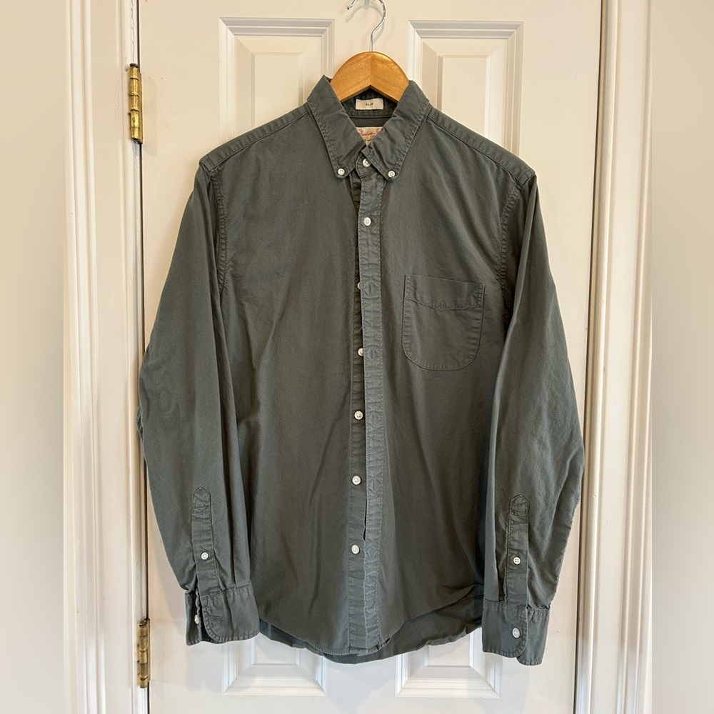 J. Crew Broken-in organic cotton oxford shirt